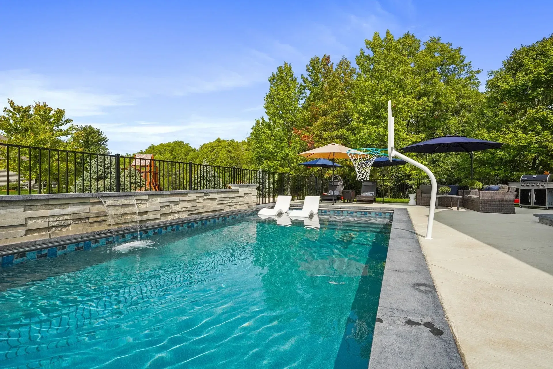 Adding a Raised Spa to a Flat Alpharetta Pool &mdash; The 3-Week Remodel
