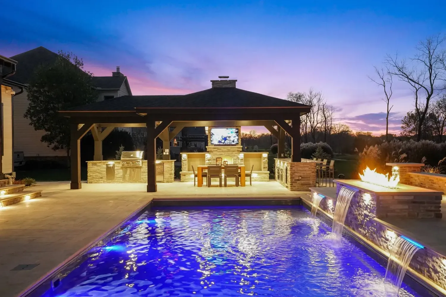 Pool Deck Lighting Integration in Alpharetta — The 3-Tier Design That Makes Evenings Actually Usable