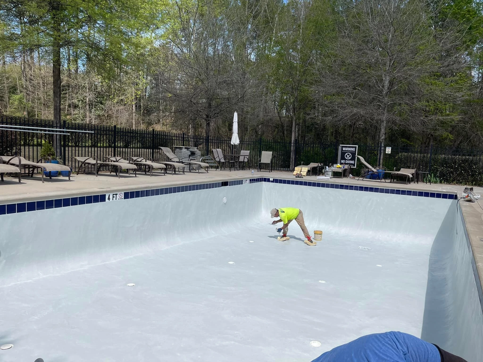Pool fixture service and repair at a Dacula, GA residential pool