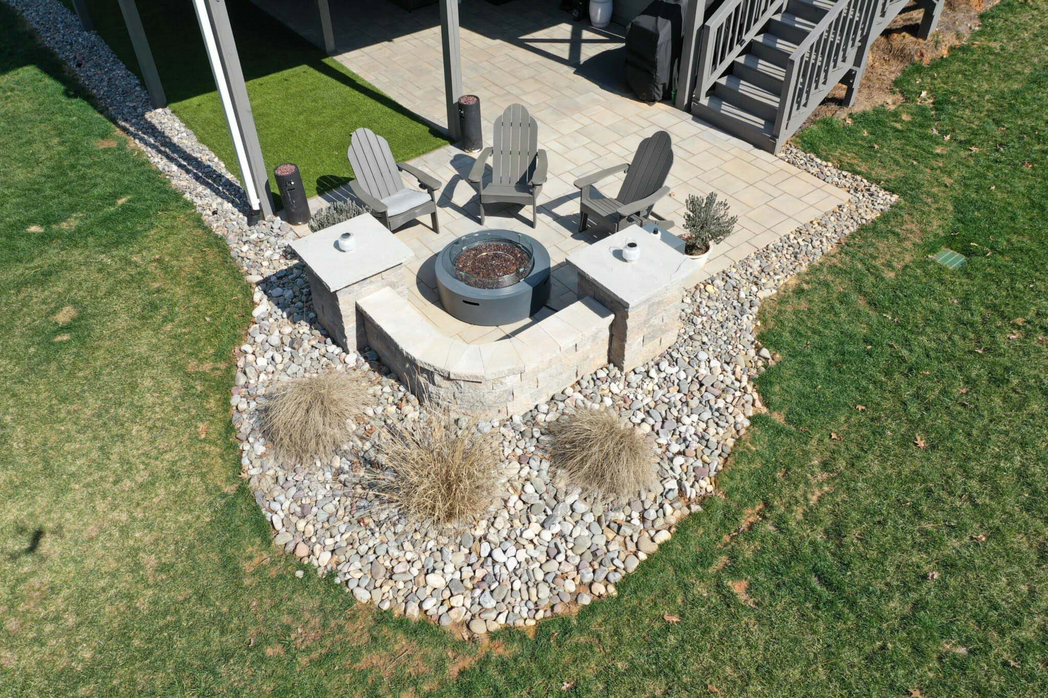 Building a Three-Zone Fire + Seating + Pavilion Retreat in a Dawsonville Backyard