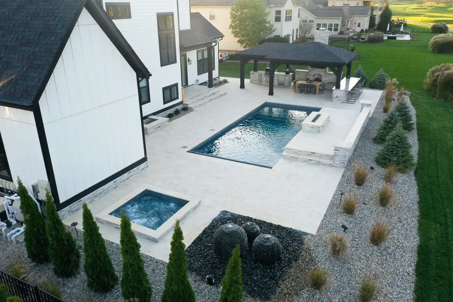 Pool Deck Grading on Milton’s Rolling Equestrian Land