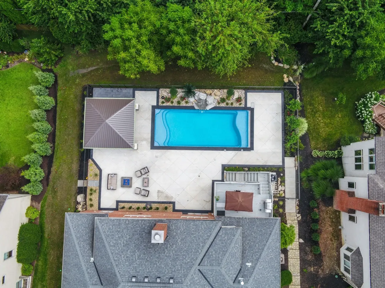 Travertine French Pattern for Laurel Springs Pool Decks — Sourcing and Install Math